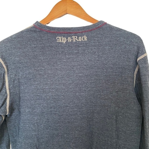 ALP N ROCK Patch Embroidered Long Sleeve Thermal Top, Size 1 (X-Small) - Picture 6 of 12